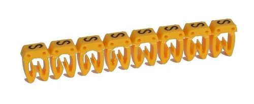 Маркер CAB 3 - для кабеля 4-6 мм² - заглавная буква S