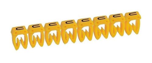 Маркер CAB 3 - для кабеля 4-6 мм² - заглавная буква U