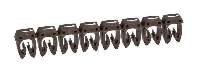 Маркер CAB 3 - для кабеля 0,5-1,5 мм² - цифра 1 - коричневый